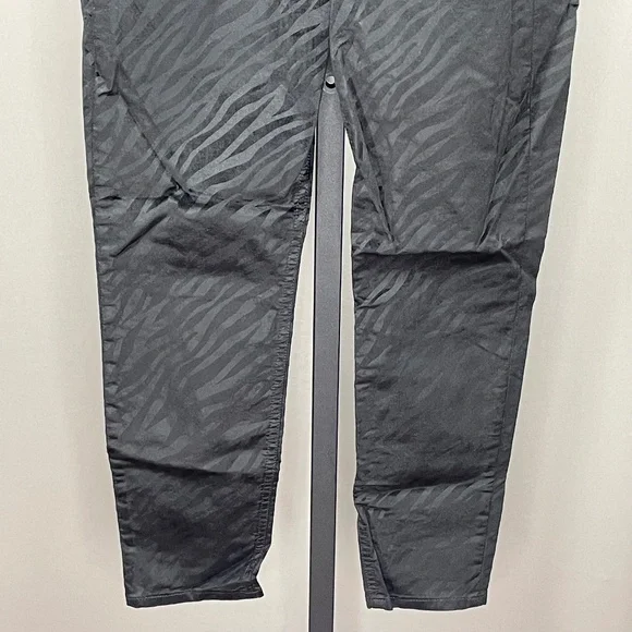 NEW Rag & Bone Jeans Womens 28 black zebra animal nina skinny - Picture 3 of 10